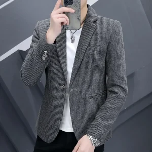 Chaquetas de traje delgadas para hombre, Blazer de botonadura única, | Ropa de hombre · Omeda.es