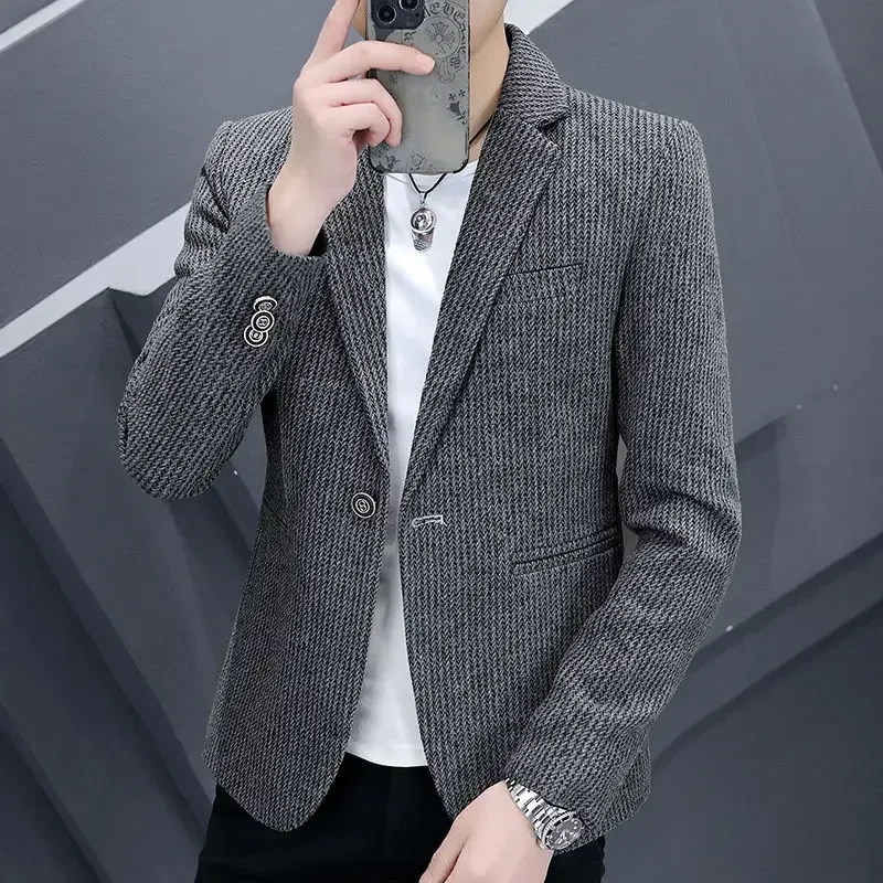 Chaquetas de traje delgadas para hombre, Blazer de botonadura única, | Ropa de hombre · Omeda.es
