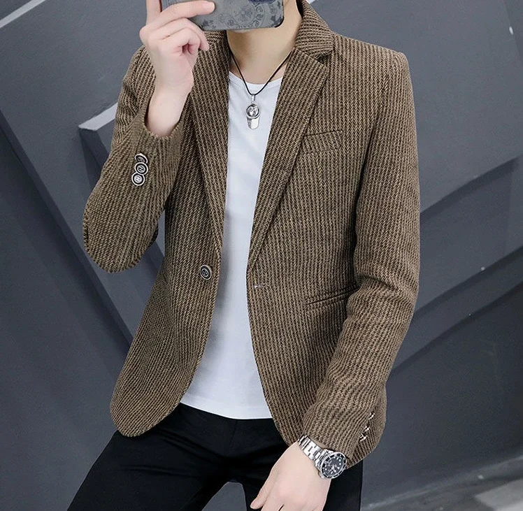 Chaquetas de traje delgadas para hombre, Blazer de botonadura única, | Ropa de hombre · Omeda.es - Imagen 14