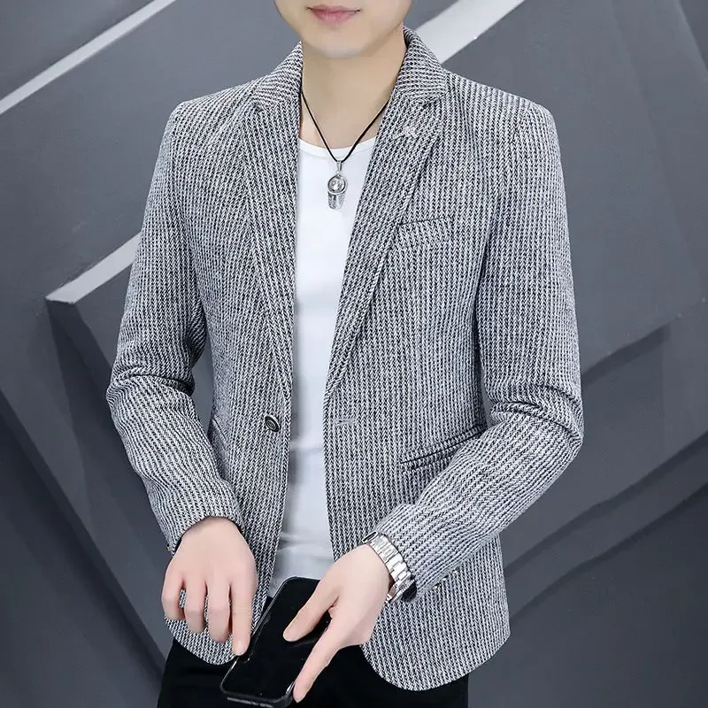 Chaquetas de traje delgadas para hombre, Blazer de botonadura única, | Ropa de hombre · Omeda.es - Imagen 23