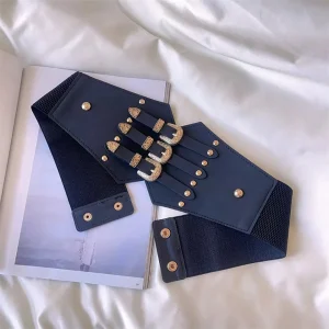 Cinturón de corsé debajo del busto para mujer, cinturones Retro de | Accesorios de moda · Omeda.es