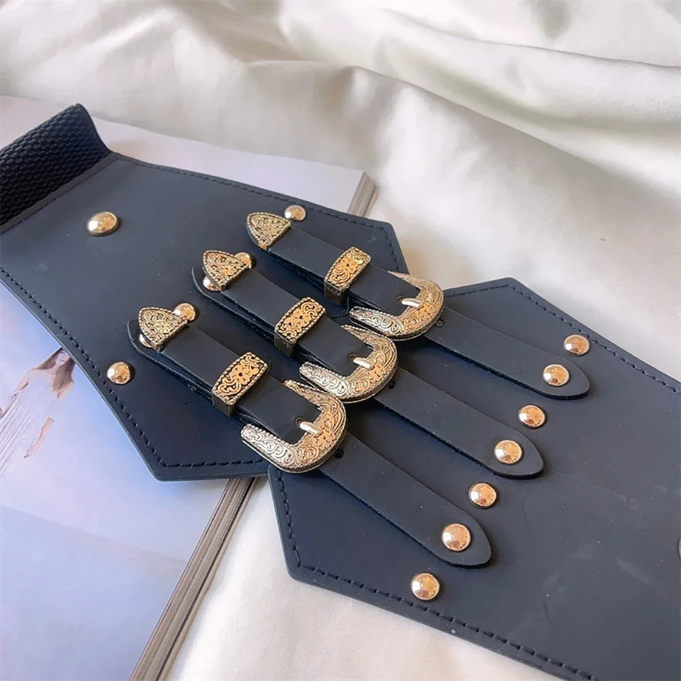 Cinturón de corsé debajo del busto para mujer, cinturones Retro de | Accesorios de moda · Omeda.es - Imagen 5