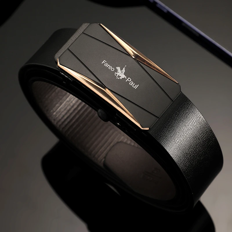 Cinturón de cuero de alta calidad para hombre a la moda con hebilla | Accesorios de moda · Omeda.es