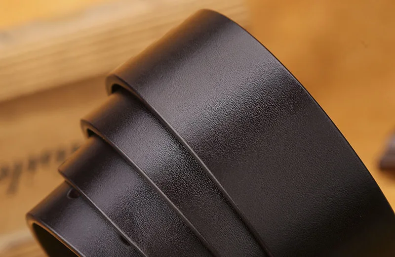 Cinturón de cuero genuino para hombre, cinturones de aleación a la | Accesorios de moda · Omeda.es - Imagen 7