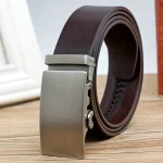 Cinturón de cuero para hombre, cinturones de cuero genuino de alta | Accesorios de moda · Omeda.es