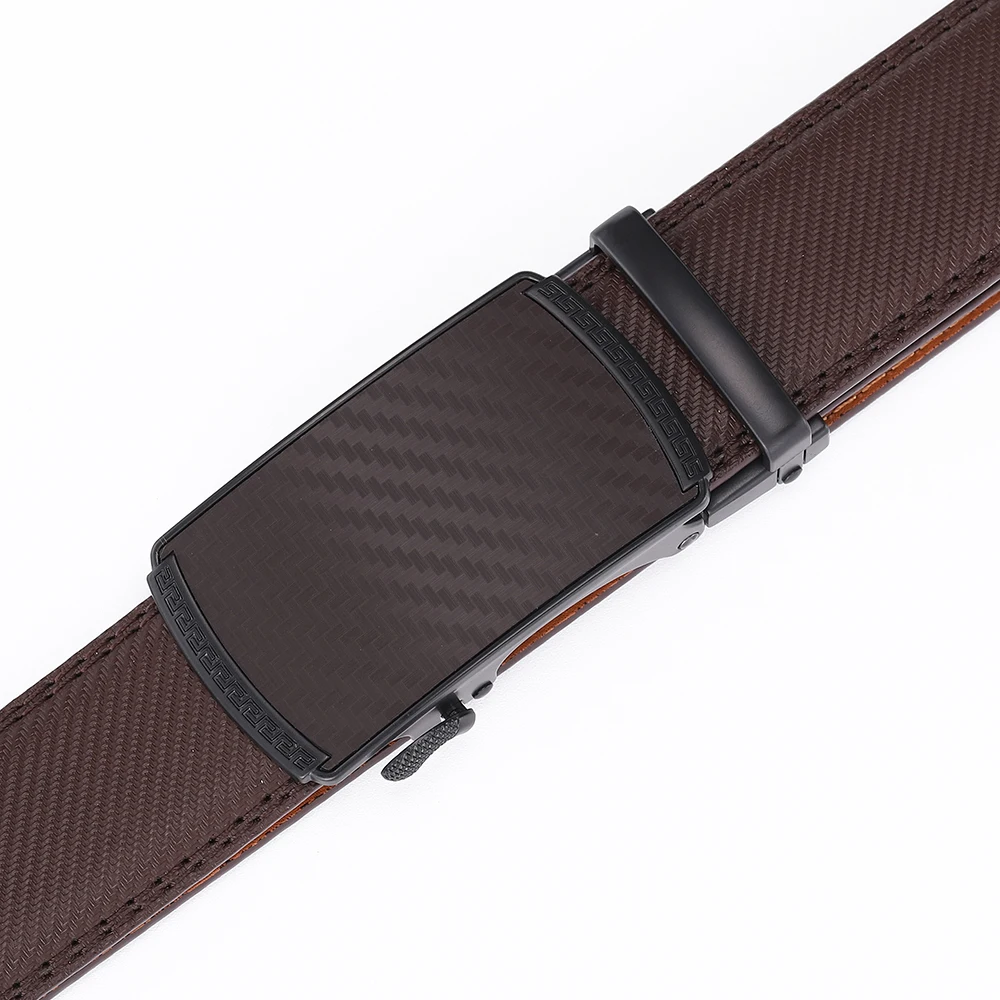 Cinturón de cuero para hombre, hebilla automática de aleación, | Accesorios de moda · Omeda.es - Imagen 12