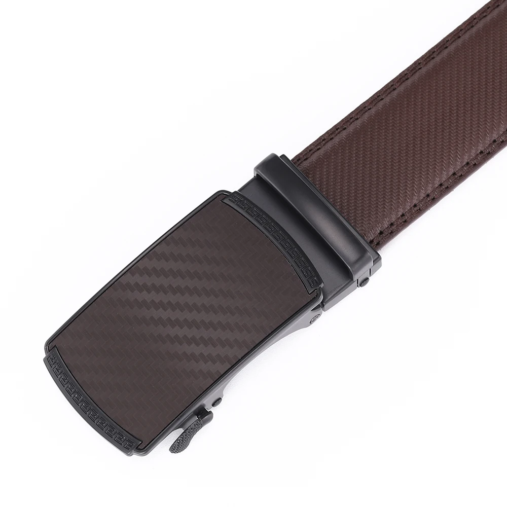 Cinturón de cuero para hombre, hebilla automática de aleación, | Accesorios de moda · Omeda.es - Imagen 13