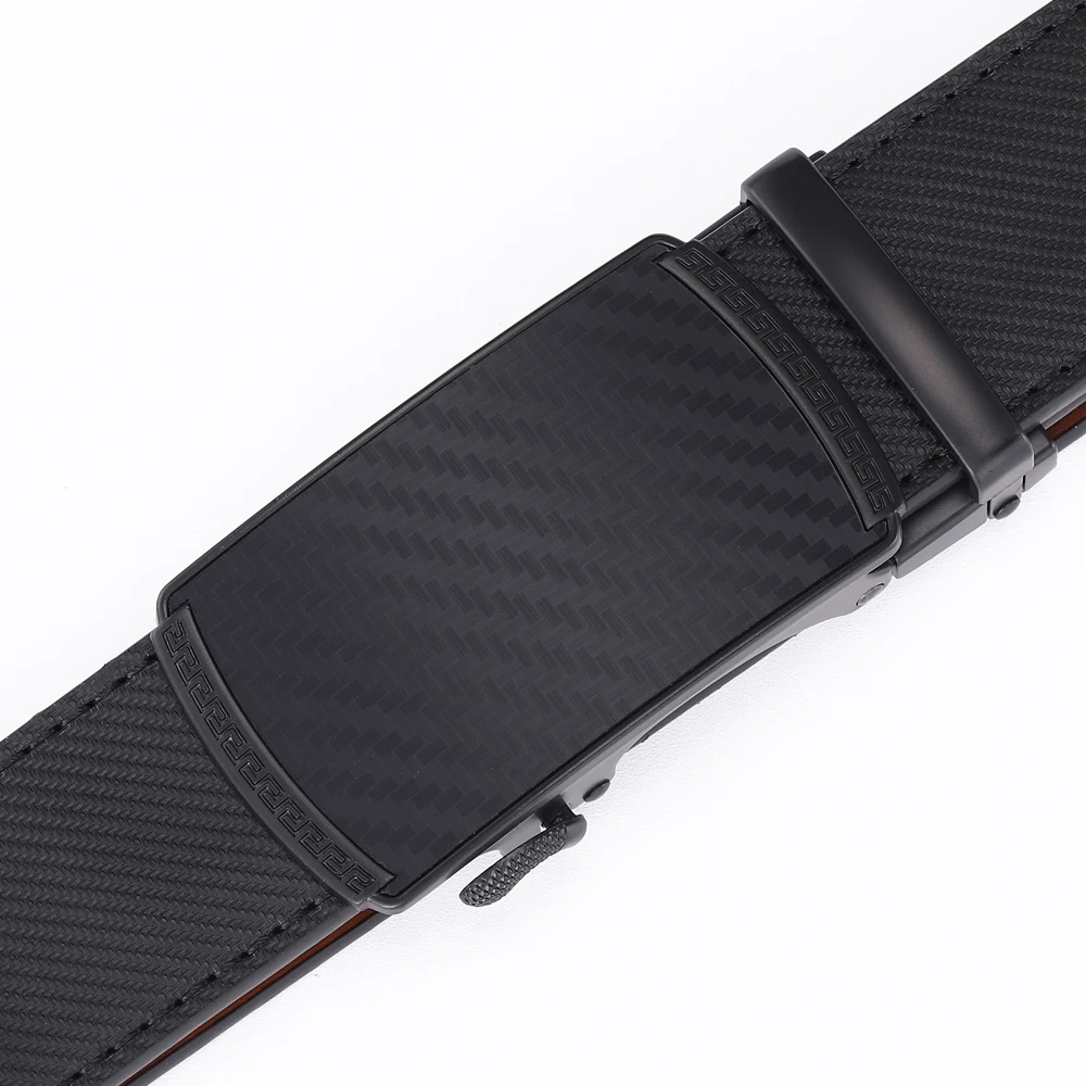 Cinturón de cuero para hombre, hebilla automática de aleación, | Accesorios de moda · Omeda.es - Imagen 17