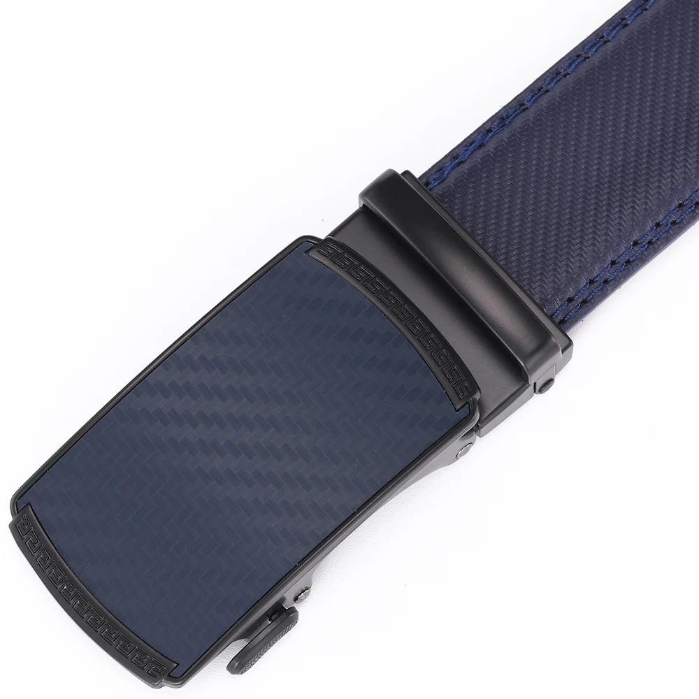 Cinturón de cuero para hombre, hebilla automática de aleación, | Accesorios de moda · Omeda.es - Imagen 5