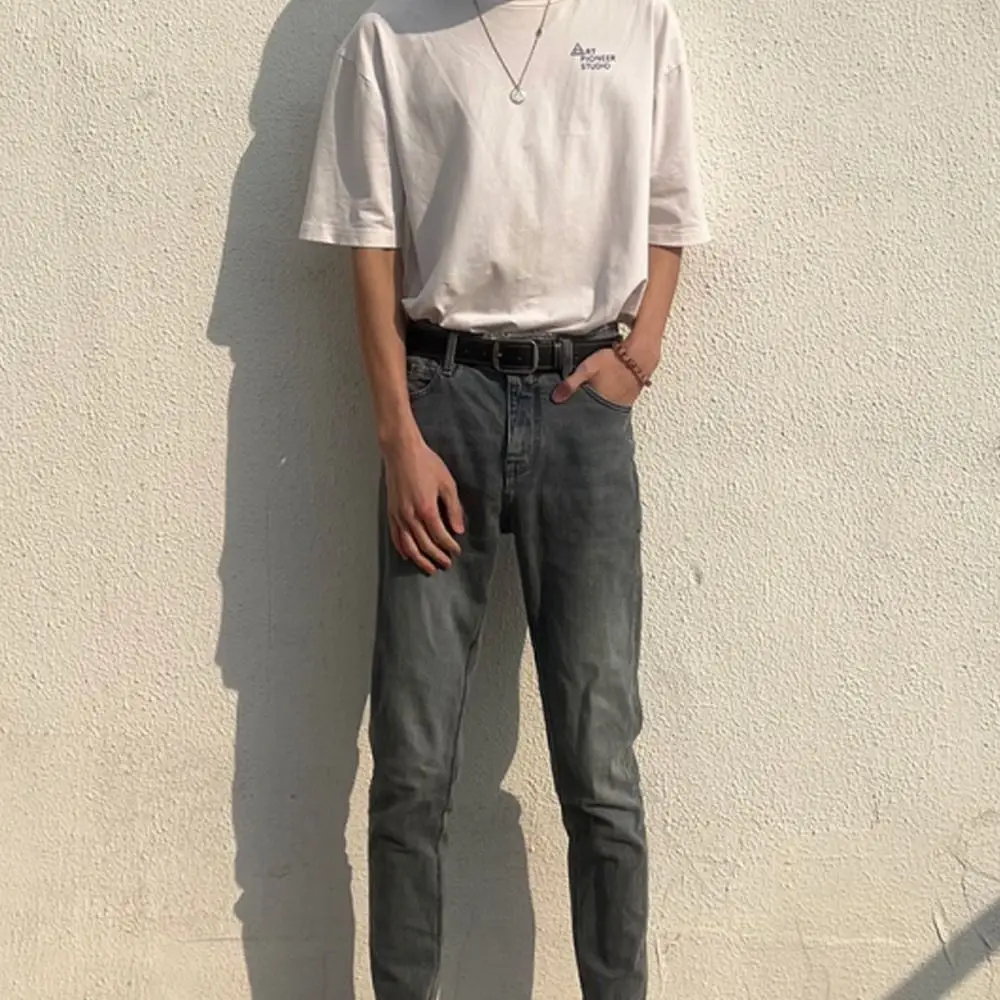 Cinturón de cuero para hombre, hebilla, pantalones vaqueros, cinturón | Accesorios de moda · Omeda.es - Imagen 7