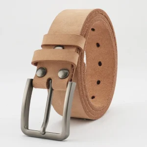 Cinturón de cuero para hombre hecho de piel de vacuno entera | Accesorios de moda · Omeda.es