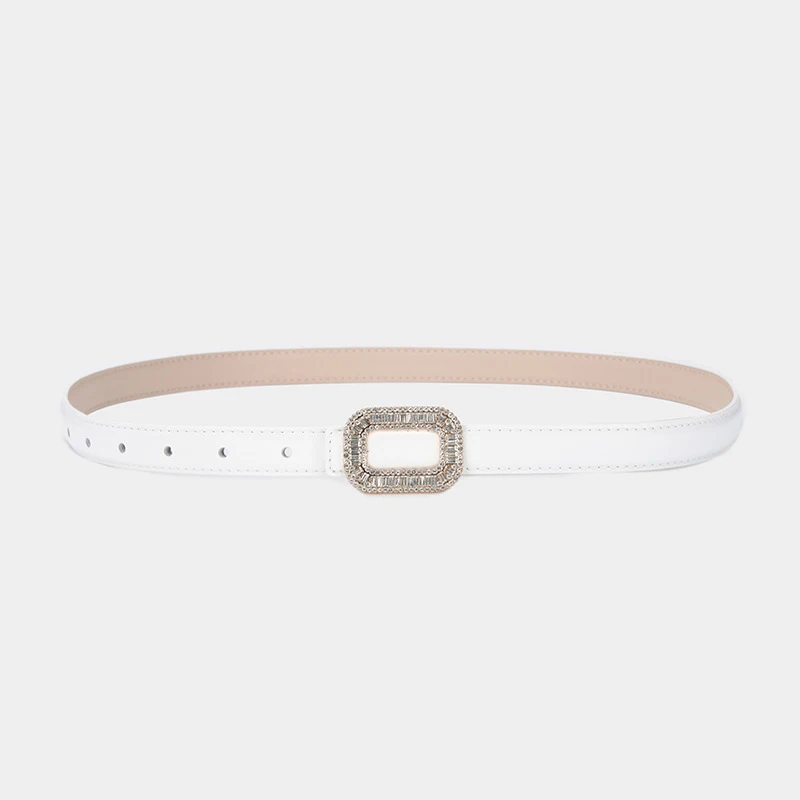 Cinturón de cuero de lujo para mujer, faja con hebilla suave, | Accesorios de moda · Omeda.es