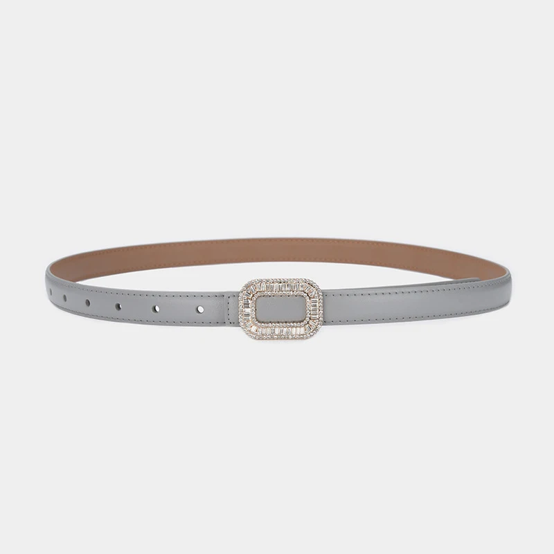 Cinturón de cuero de lujo para mujer, faja con hebilla suave, | Accesorios de moda · Omeda.es - Imagen 26