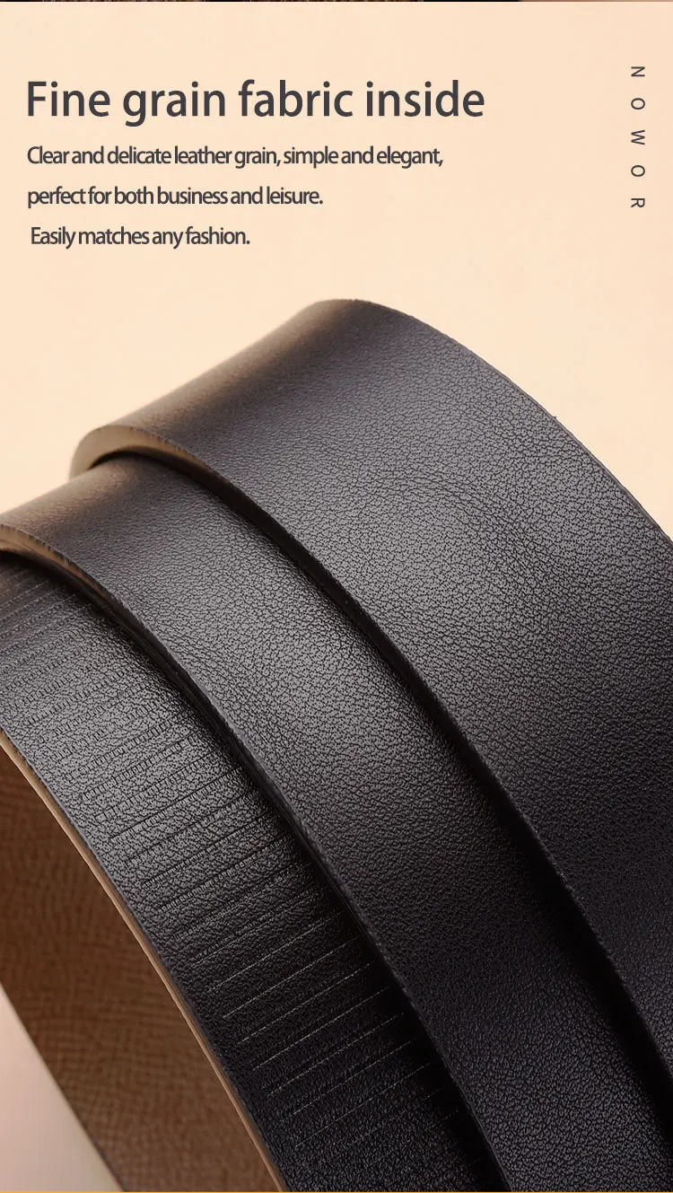Cinturón de moda para hombre, nuevo cinturón resistente al desgaste | Accesorios de moda · Omeda.es - Imagen 8