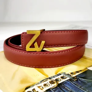 Cinturón de mujer con hebilla zv, lujo ligero, simple y de alta gama, | Accesorios de moda · Omeda.es