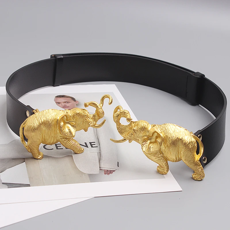 Cinturones de cuero auténtico a la moda para mujer, cinturón de corsé | Accesorios de moda · Omeda.es - Imagen 11