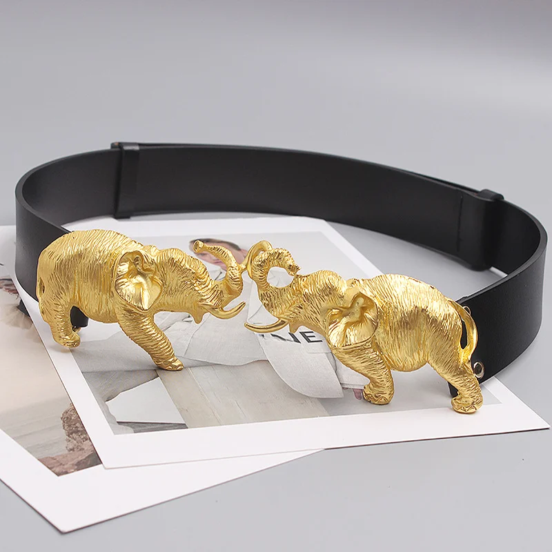 Cinturones de cuero auténtico a la moda para mujer, cinturón de corsé | Accesorios de moda · Omeda.es - Imagen 15