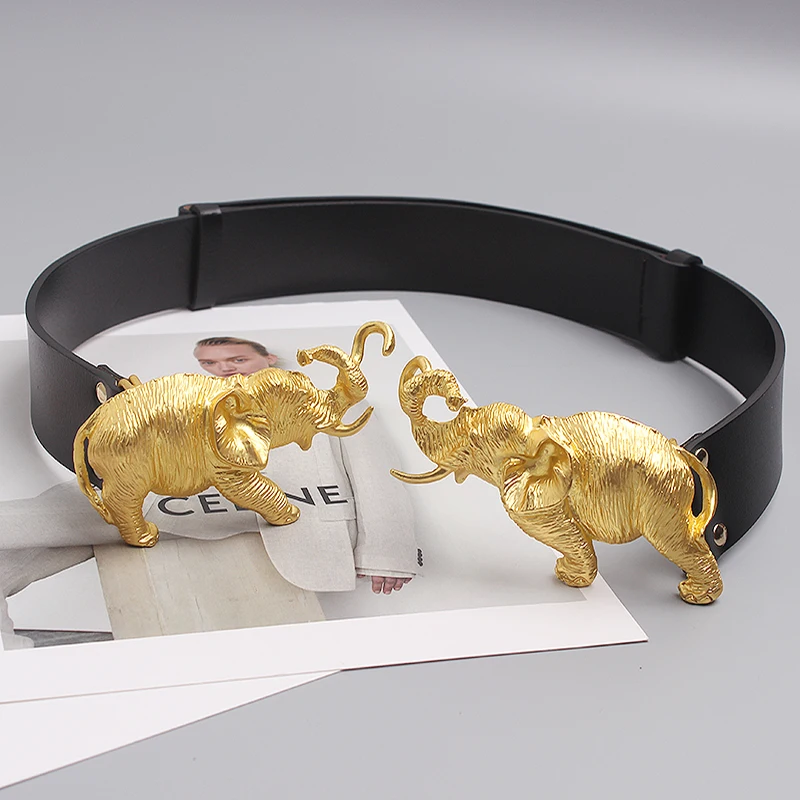 Cinturones de cuero auténtico a la moda para mujer, cinturón de corsé | Accesorios de moda · Omeda.es - Imagen 3