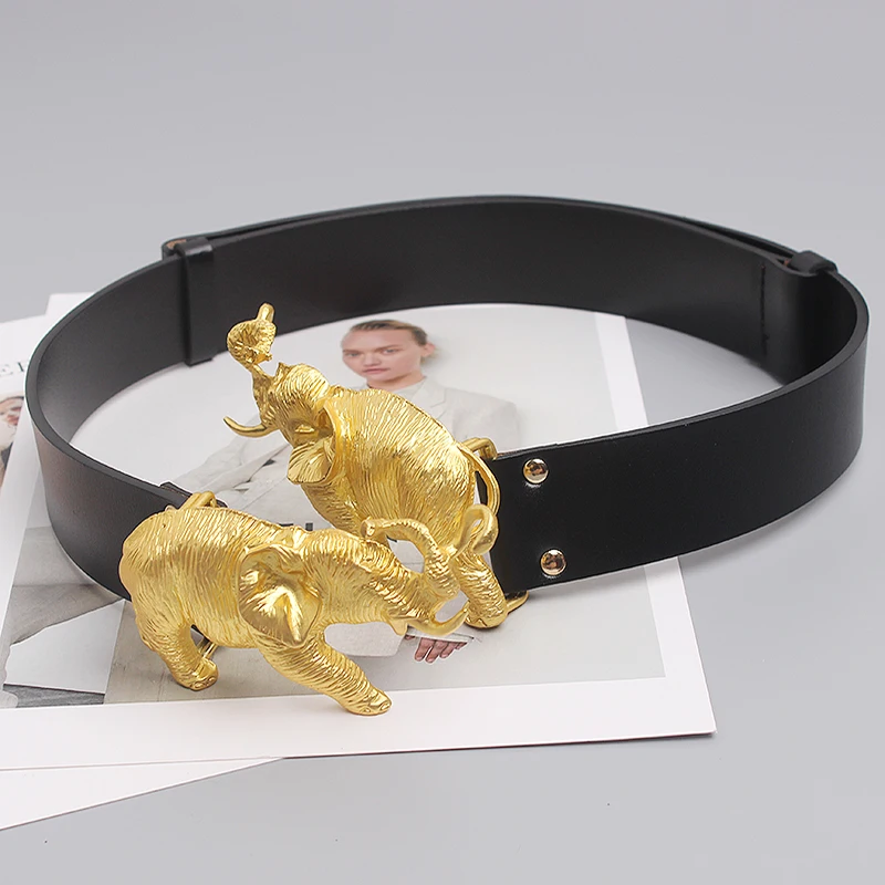 Cinturones de cuero auténtico a la moda para mujer, cinturón de corsé | Accesorios de moda · Omeda.es - Imagen 7