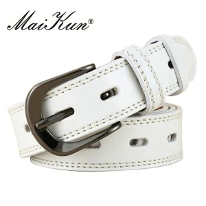 Cinturones de cuero genuino de lujo para mujer, cinturón de piel de | Accesorios de moda · Omeda.es