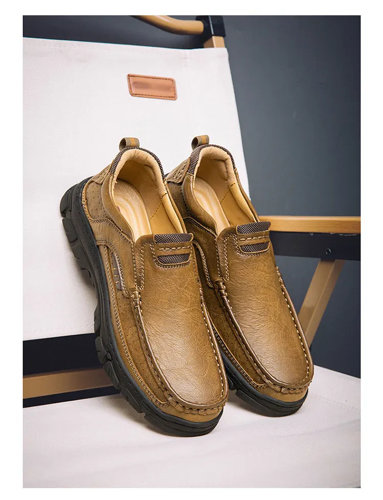 CLOHOOMEN Mocasines casuales Zapatos de cuero transpirable hechos a | Zapatos y calzado · Omeda.es - Imagen 18