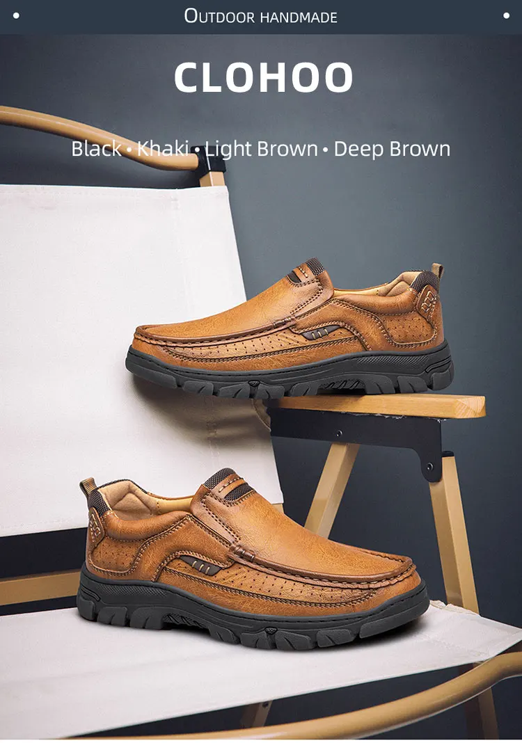 CLOHOOMEN Mocasines casuales Zapatos de cuero transpirable hechos a | Zapatos y calzado · Omeda.es - Imagen 3