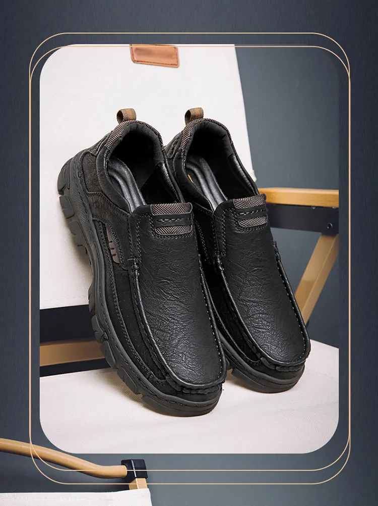 CLOHOOMEN Mocasines casuales Zapatos de cuero transpirable hechos a | Zapatos y calzado · Omeda.es - Imagen 4