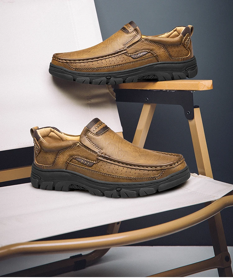 CLOHOOMEN Mocasines casuales Zapatos de cuero transpirable hechos a | Zapatos y calzado · Omeda.es - Imagen 5