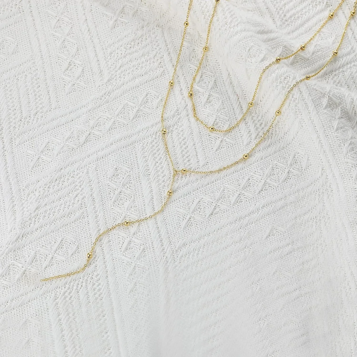 Collar de oro para mujer, chapado en oro de 14k/plata, collar con | Accesorios de moda · Omeda.es - Imagen 4