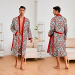 Conjunto de Albornoz de leopardo para hombre, 2 piezas, Kimono de | Ropa de hombre · Omeda.es