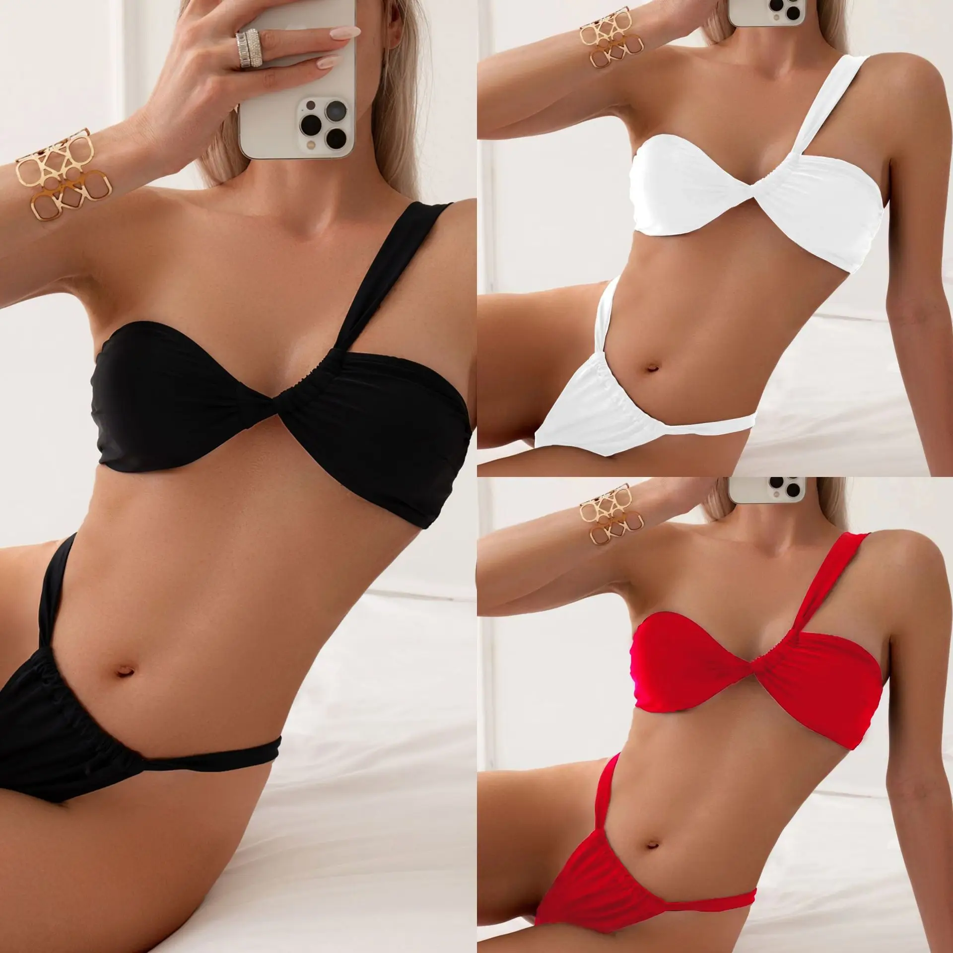 Conjunto de Bikini para mujer, traje de baño Sexy sin mangas con un | Ropa de mujer · Omeda.es - Imagen 8