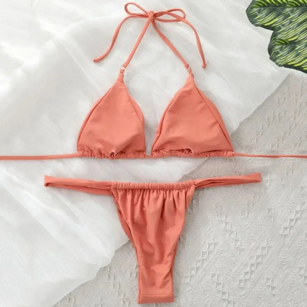 Conjunto de Bikini plisado de corte bajo para mujer, ropa de baño | Ropa de mujer · Omeda.es - Imagen 16
