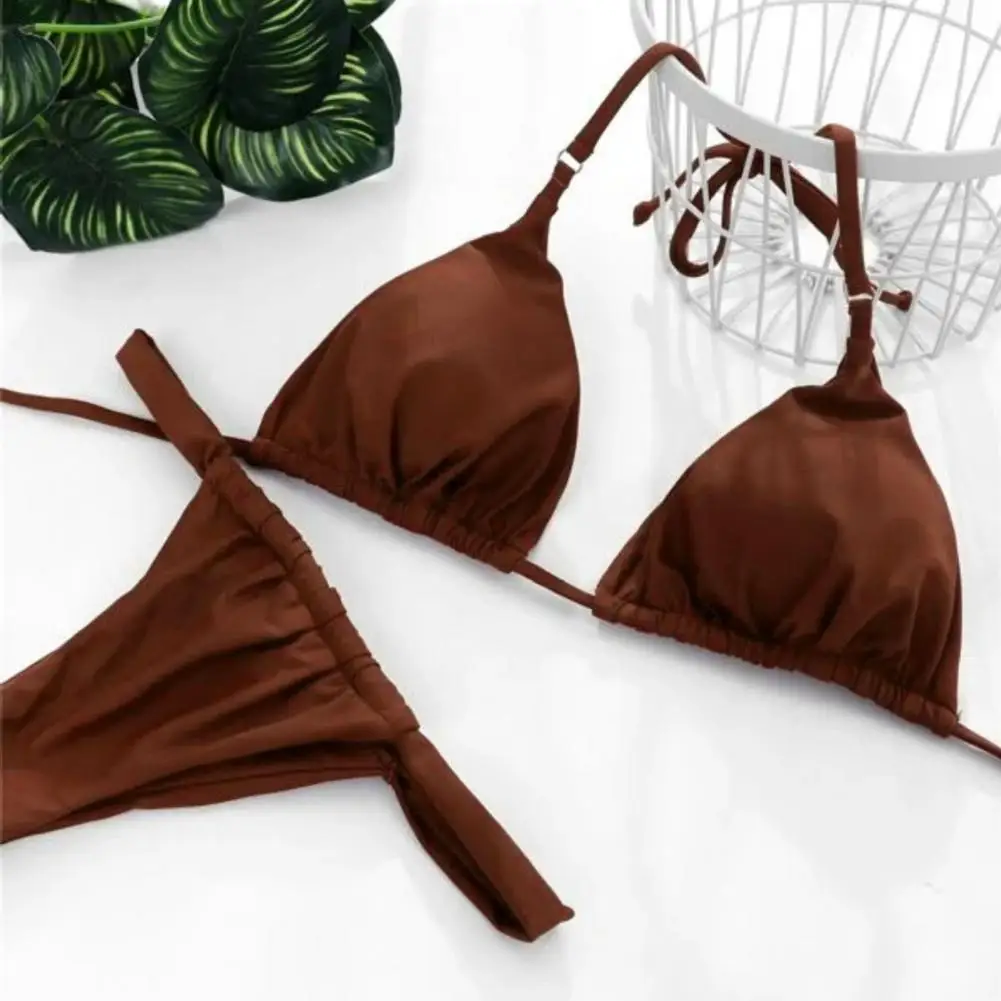Conjunto de Bikini plisado de corte bajo para mujer, ropa de baño | Ropa de mujer · Omeda.es - Imagen 20