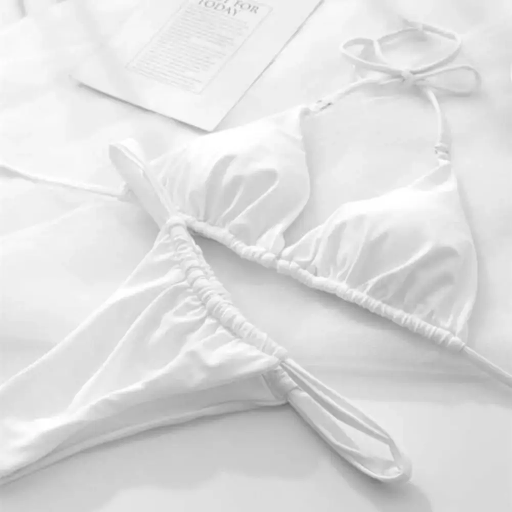 Conjunto de Bikini plisado de corte bajo para mujer, ropa de baño | Ropa de mujer · Omeda.es - Imagen 21