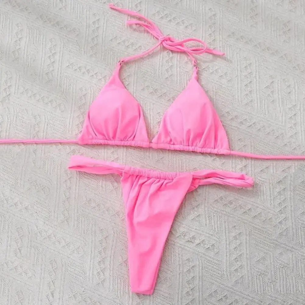 Conjunto de Bikini plisado de corte bajo para mujer, ropa de baño | Ropa de mujer · Omeda.es - Imagen 23