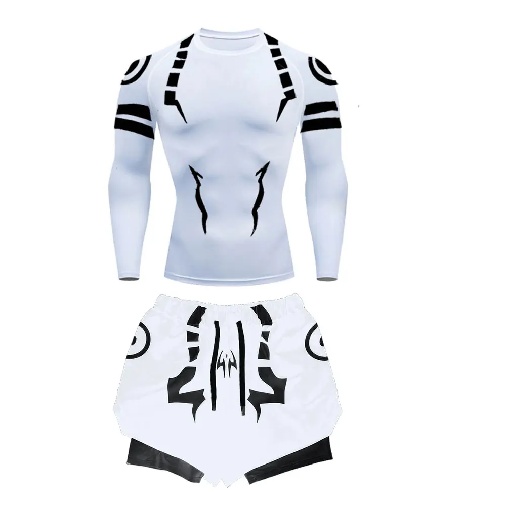 Conjunto de compresión de Anime Jujutsu Kaisen, traje de Fitness para | Ropa de hombre · Omeda.es - Imagen 32