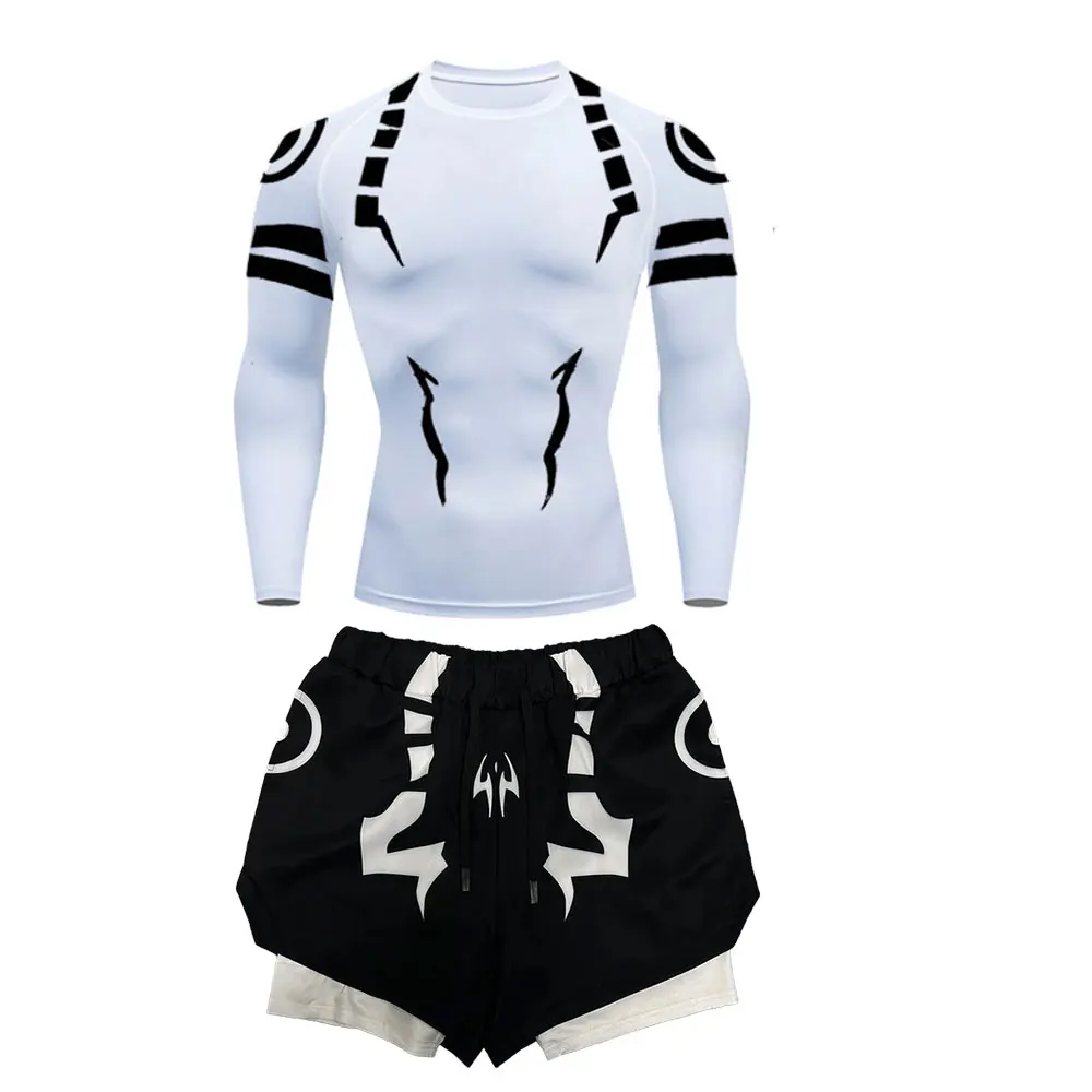 Conjunto de compresión de Anime Jujutsu Kaisen, traje de Fitness para | Ropa de hombre · Omeda.es - Imagen 33