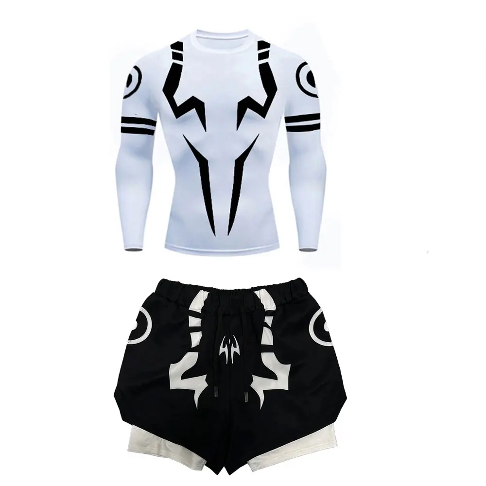 Conjunto de compresión de Anime Jujutsu Kaisen, traje de Fitness para | Ropa de hombre · Omeda.es - Imagen 37