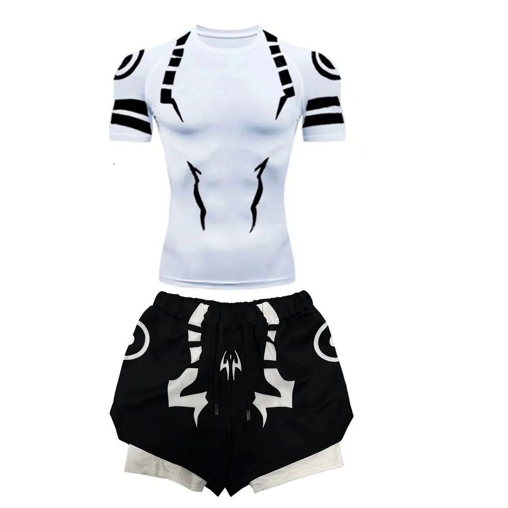 Conjunto de compresión de Anime Jujutsu Kaisen, traje de Fitness para | Ropa de hombre · Omeda.es - Imagen 41