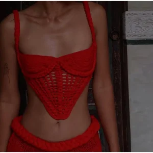 Conjunto de faldas largas con Top de tubo de punto para playa, Top | Ropa de mujer · Omeda.es