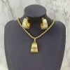 Conjunto de joyería chapada en oro de 3 tonos para mujer, 2 uds., | Accesorios de moda · Omeda.es