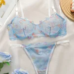 Conjunto de lencería transparente sexy de encaje para mujer con | Ropa de mujer · Omeda.es