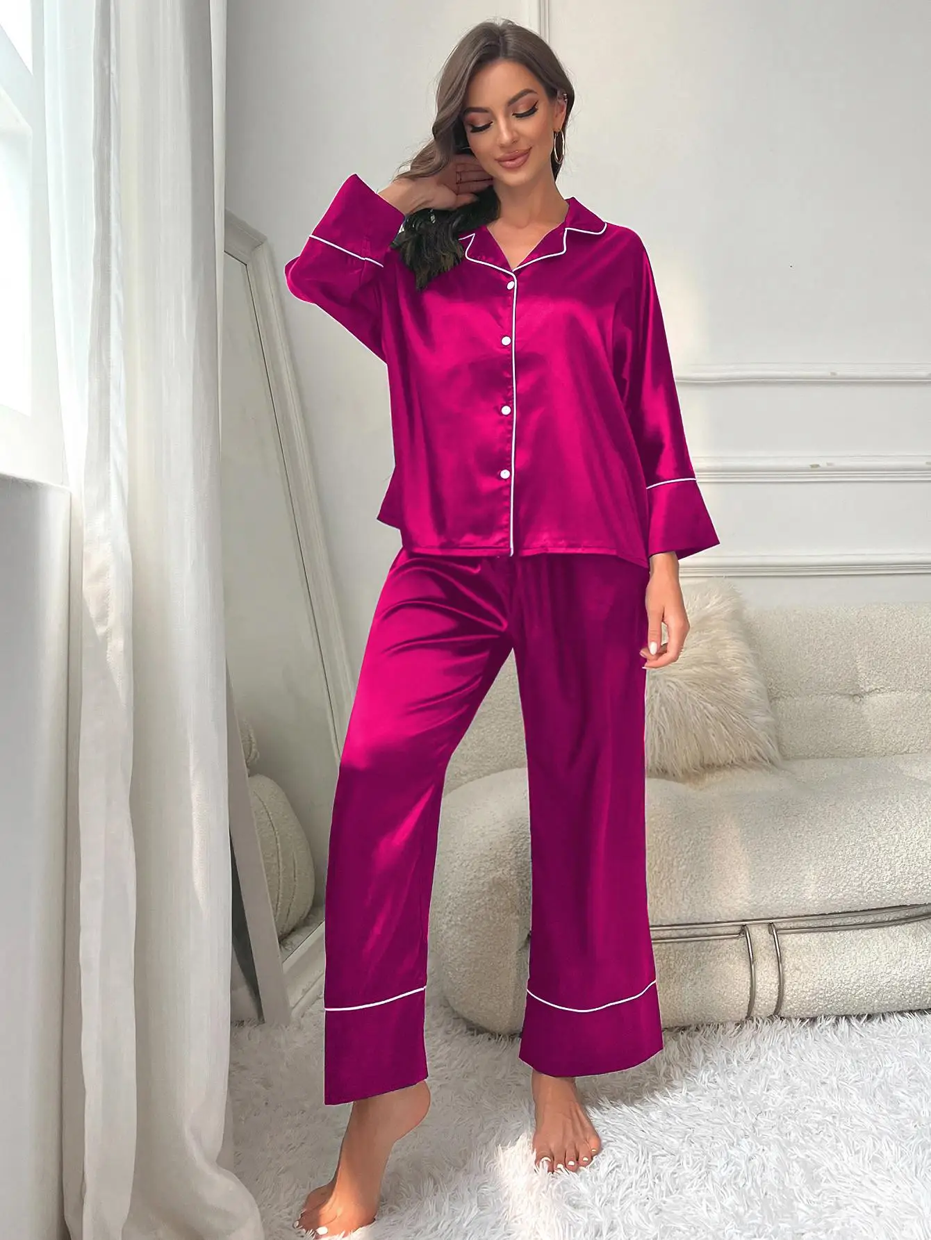 Conjunto de pijama para mujer, ropa de dormir, conjunto de pijama, | Ropa de mujer · Omeda.es - Imagen 27