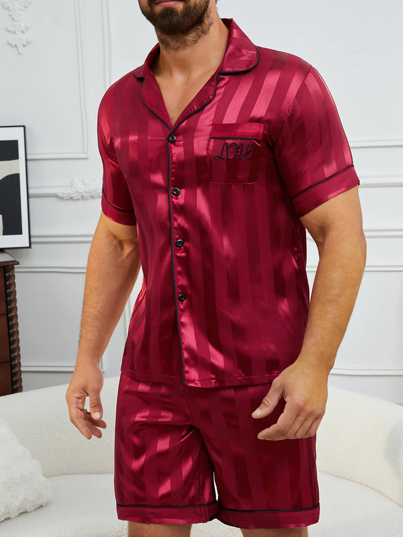 Conjunto de pijamas para hombre Conjunto de ropa de dormir de verano | Ropa de hombre · Omeda.es - Imagen 5