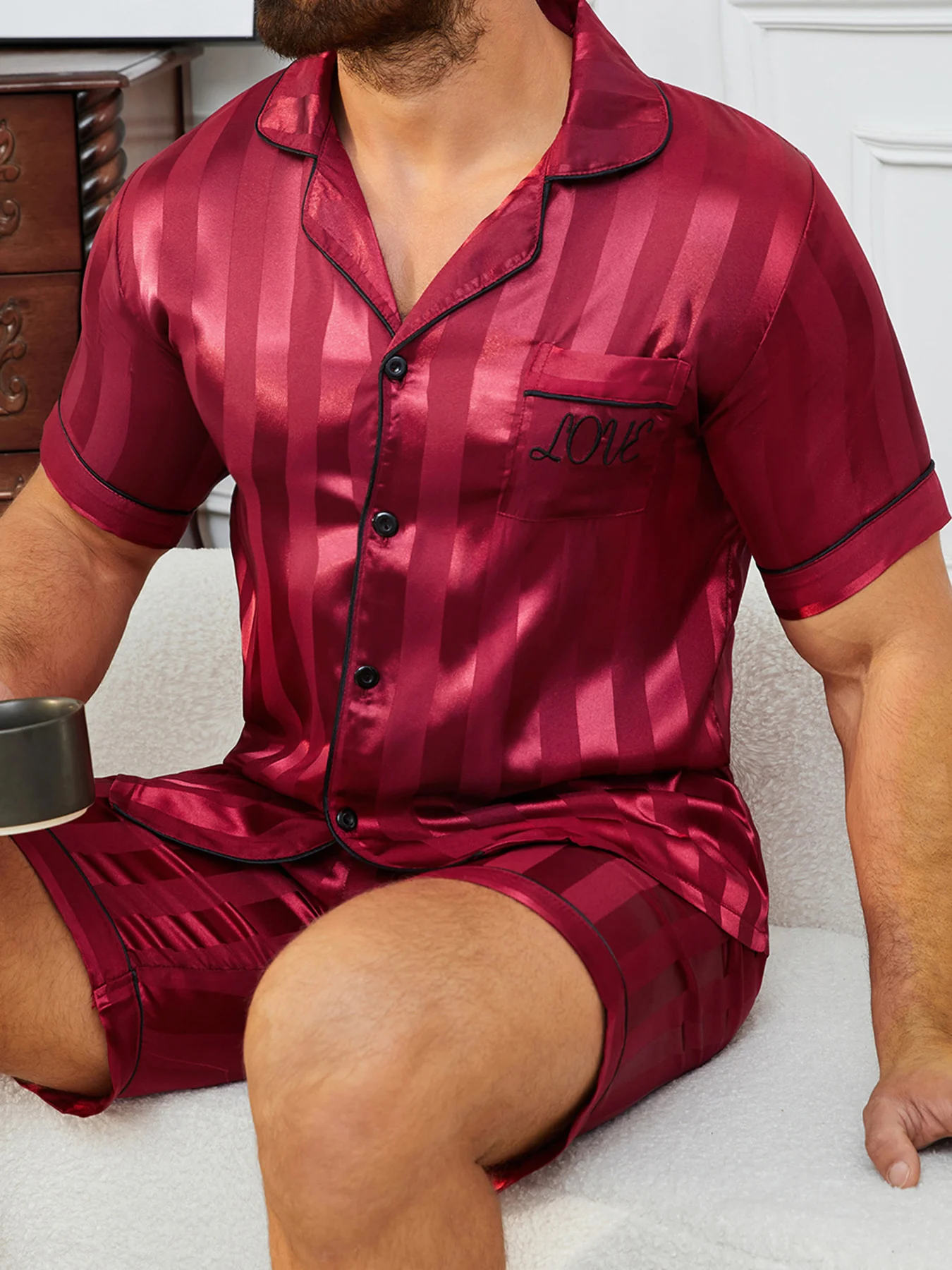 Conjunto de pijamas para hombre Conjunto de ropa de dormir de verano | Ropa de hombre · Omeda.es - Imagen 6