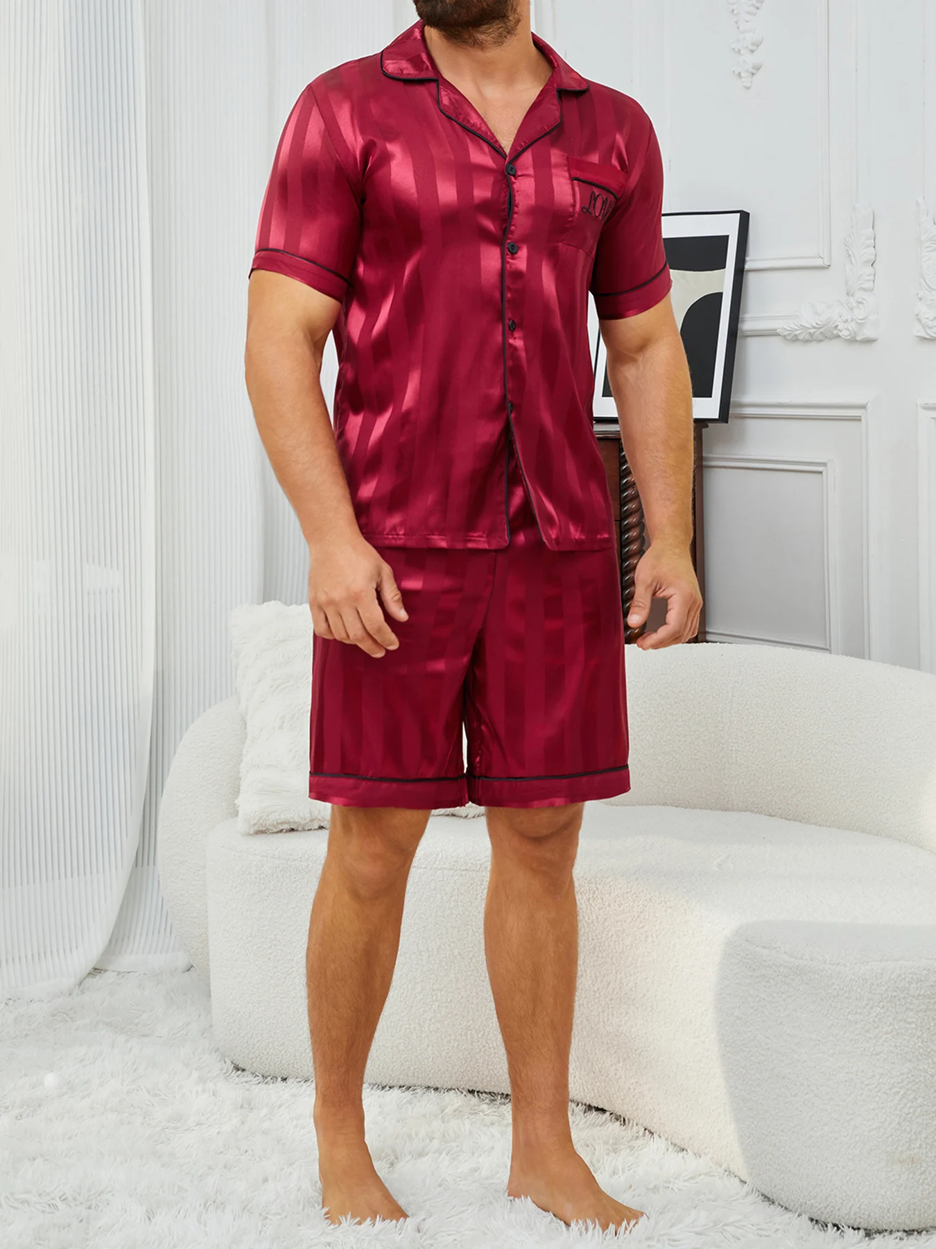 Conjunto de pijamas para hombre Conjunto de ropa de dormir de verano | Ropa de hombre · Omeda.es - Imagen 7