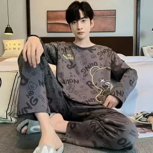 Conjunto de pijamas para hombre, Tops y pantalones de otoño e | Ropa de hombre · Omeda.es