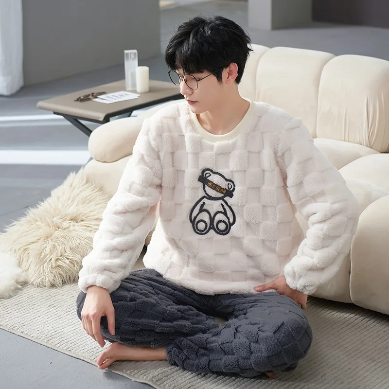 Conjunto de pijamas de talla grande para hombre, ropa de descanso de | Ropa de hombre · Omeda.es - Imagen 5