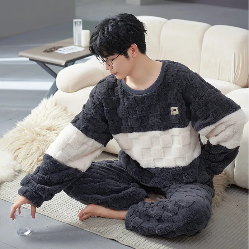 Conjunto de pijamas de talla grande para hombre, ropa de descanso de | Ropa de hombre · Omeda.es - Imagen 9