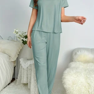 Conjunto de ropa de descanso para mujer, pijamas de 2 uds, ropa de | Ropa de hombre · Omeda.es